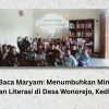 Rumah Baca Maryam: Menumbuhkan Minat Baca dan Literasi di Desa Wonorejo, Kediri