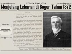 Menjelang Lebaran di Bogor Tahun 1872