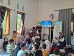 TBM Balung Jeruk Gandeng Forum TBM Lampung dan Relima Lampung Timur Gelar Read Aloud dan Art Activity
