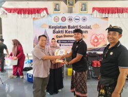 Forum TBM Kota Serang Salurkan Buku ke Pura Eka Wira Anantha